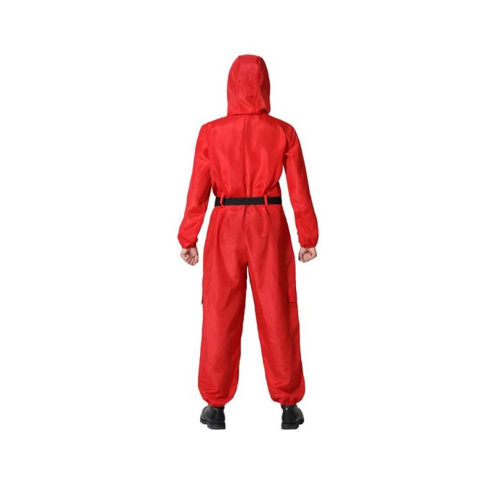 Disfraz Ladron Rojo Adulto Mono Con Capcuha M-L 2 Disfraz Ladron Rojo Adulto Mono Con Capcuha M-L 2