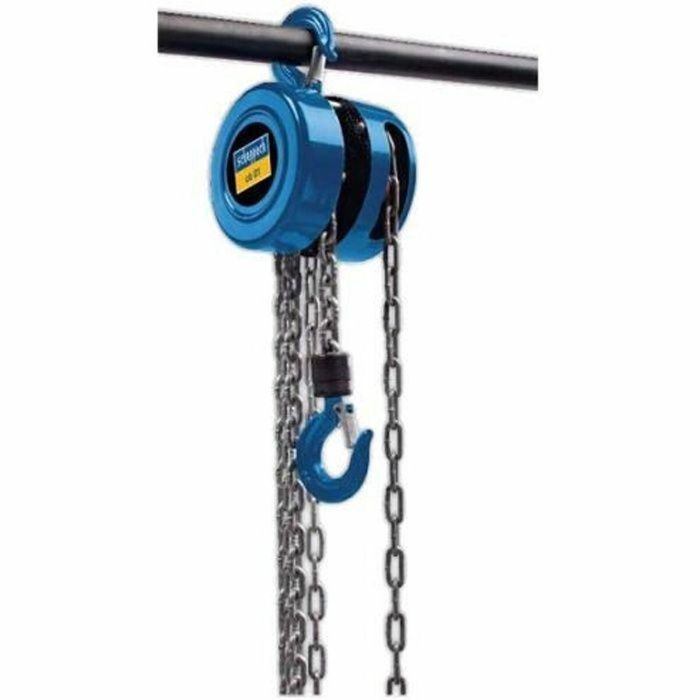 Scheppach Polipasto de cadena CB01 4907401000 - 1 tonelada de Acero 3