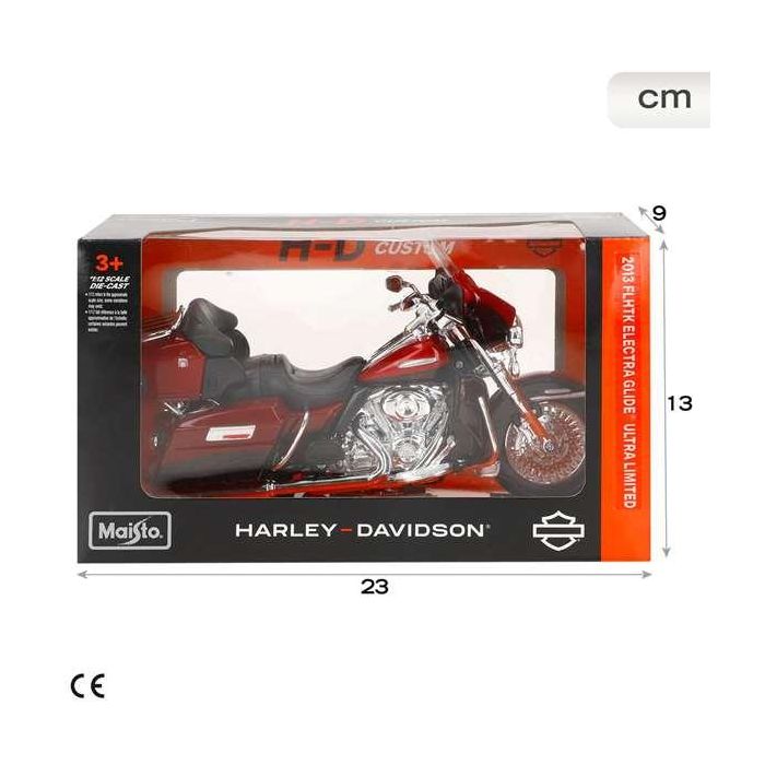 Maisto Harley Davidson Electra Glide Moto a Escala 1:12 de Metal 6