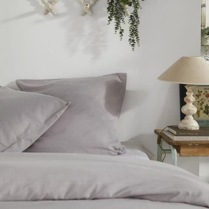 Funda nórdica - TODAY - CHARME - Chambray - Gris claro Constance - 260 x 240 cm 2 Funda nórdica - TODAY - CHARME - Chambray - Gris claro Constance - 260 x 240 cm 2