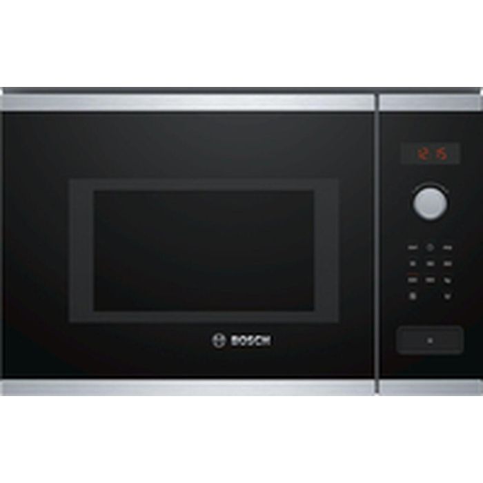 Bosch Serie | 4 BFL553MS0 Horno microondas monofunción empotrable 25 litros 900 Watt acero inoxidable 15 Bosch Serie | 4 BFL553MS0 Horno microondas monofunción empotrable 25 litros 900 Watt acero inoxidable 15