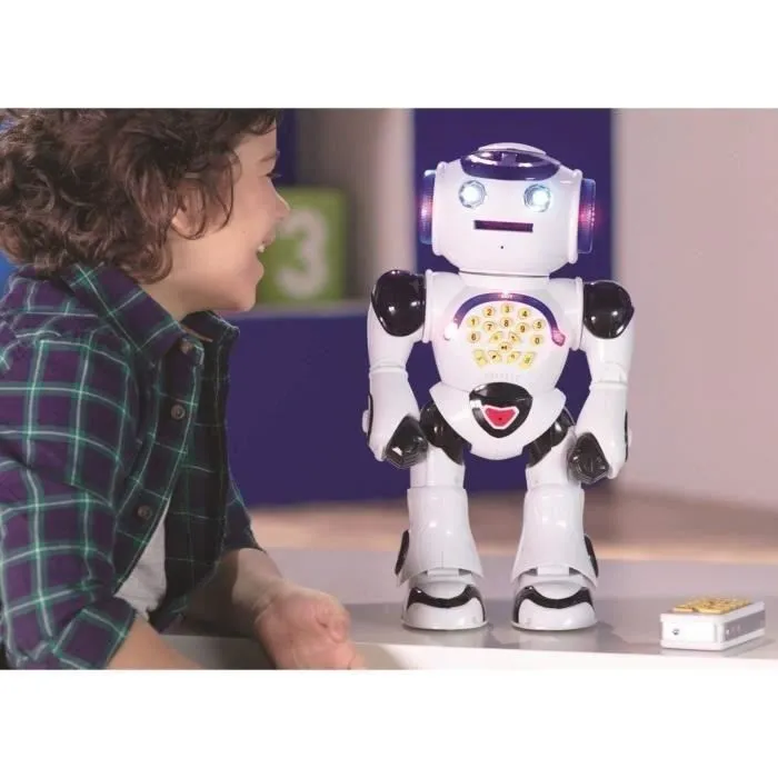 Lexibook Powerman Robot Educativo Interactivo para Jugar y Aprender Bailar Musica Pruebas Educativas Lanzador de Discos para Niños a partir de 4 Años Lexibook Powerman Robot Educativo Interactivo para Jugar y Aprender Bailar Musica Pruebas Educativas Lanzador de Discos para Niños a partir de 4 Años