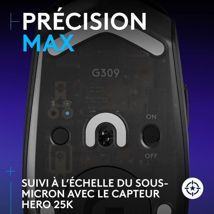 Logitech G G309 Ratón Gaming Inalámbrico LIGHTSPEED Bluetooth 25600 DPI 6 Botones Programables para PC/Mac/ChromeOS 3 Logitech G G309 Ratón Gaming Inalámbrico LIGHTSPEED Bluetooth 25600 DPI 6 Botones Programables para PC/Mac/ChromeOS 3