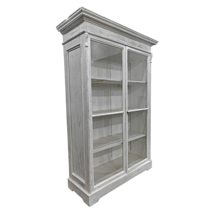 Vitrina Home ESPRIT Blanco Madera de mango