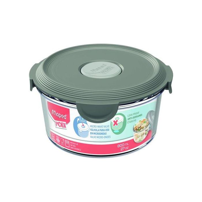 Tupper Maped Picnik Cristal Redondo