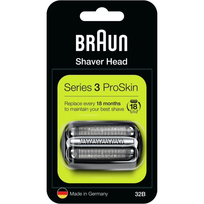 Braun 32B 81686067 Cabezal de afeitado Kombipack Negro para Series 3, 1 cabezal, recambio 18 meses 0 Braun 32B 81686067 Cabezal de afeitado Kombipack Negro para Series 3, 1 cabezal, recambio 18 meses 0
