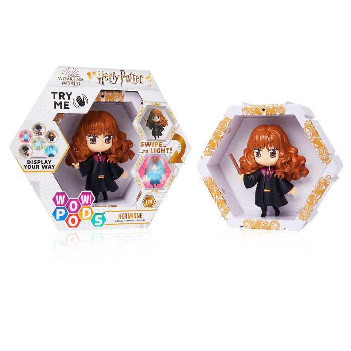 Wow Pods Harry Potter Hermione Figura Coleccionable con Luz LED Movimiento +3 Años 2