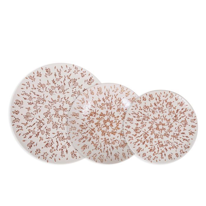 Vajilla Gaia Monaco Ivory Brillo 12Pcs - Santa Clara, Stoneware, Lavavajillas y Microondas (2 Unidades) 2 Vajilla Gaia Monaco Ivory Brillo 12Pcs - Santa Clara, Stoneware, Lavavajillas y Microondas (2 Unidades) 2