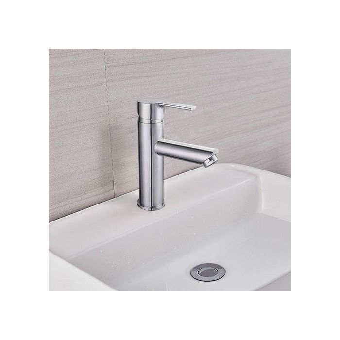 Edouard Rousseau EDR8414194402632 Mezclador de Lavabo Dower Cartucho Cerámico Ø 35mm Tope Eco-stop Aireador Reductor Caudal Cromo 1