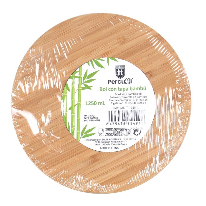 Cuenco de Bambú Legno Percutti 19 cm - Inde (4 Unidades) 2 Cuenco de Bambú Legno Percutti 19 cm - Inde (4 Unidades) 2
