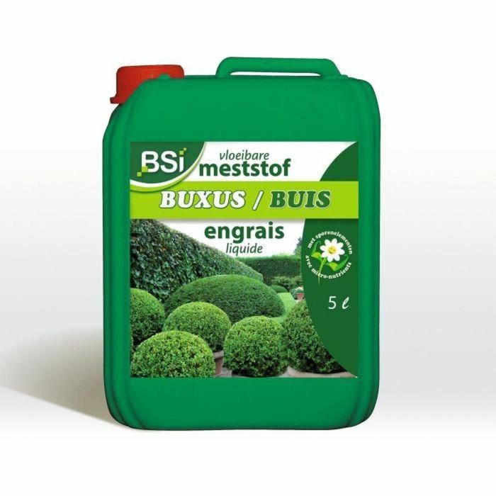 BSI - Fertilizante mineral para boj - Para especies de boj - Oligoelementos solubles en agua - 5L 1 BSI - Fertilizante mineral para boj - Para especies de boj - Oligoelementos solubles en agua - 5L 1