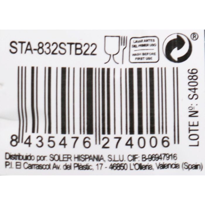 Santa Clara Copa Champagne Sonella 150 cc Azul (36 Unidades) 8