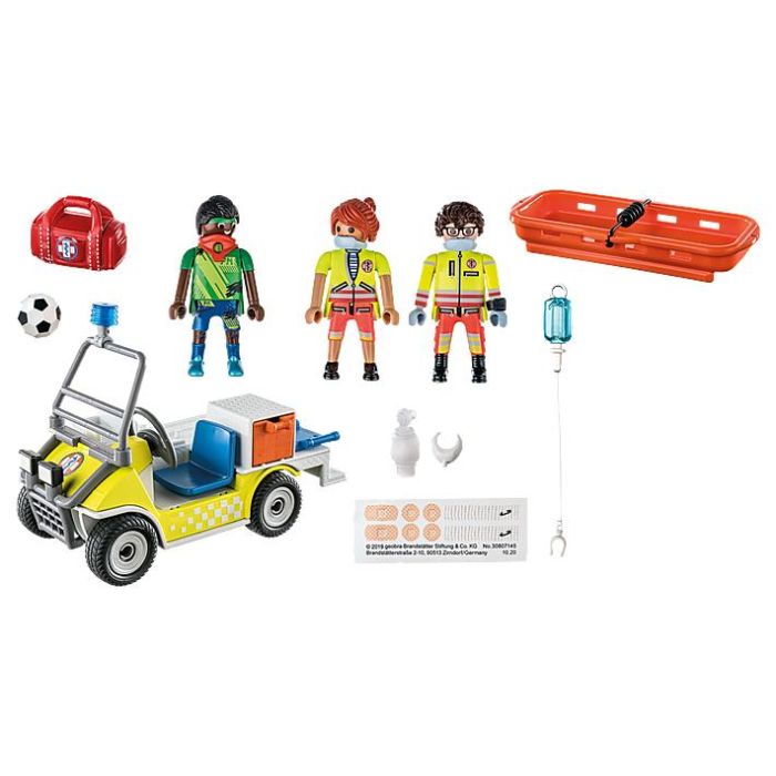 Playmobil Coche Rescate con 3 Figuras, Camilla y Accesorios para Misiones de Rescate 2 Playmobil Coche Rescate con 3 Figuras, Camilla y Accesorios para Misiones de Rescate 2