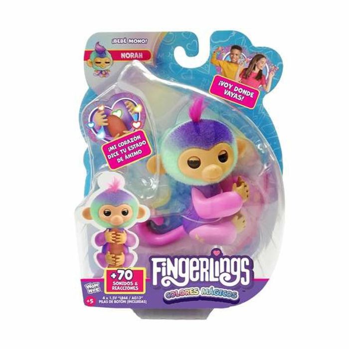 Figura fingerlings con 70 sonidos y reacciones colores mágicos. haz cualquier pregunta. adivinan el futuro!13 cm - modelos surtidos 1