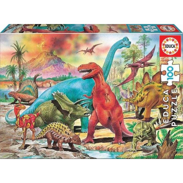 Puzzle 100 piezas dinosaurios 5 Puzzle 100 piezas dinosaurios 5