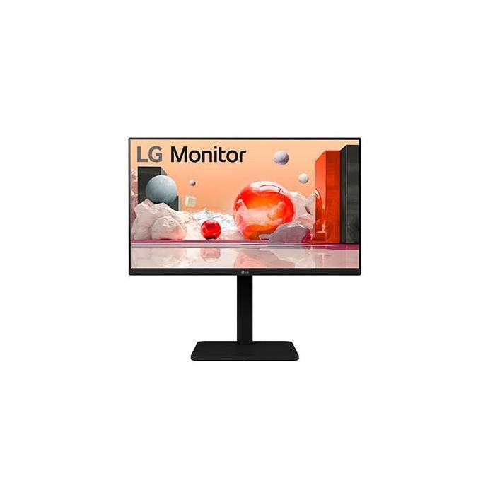 LG 24BA450-B Monitor 24" FHD IPS 1920x1080 5ms 100Hz HDMI DP VGA Pivot con Altavoces Negro