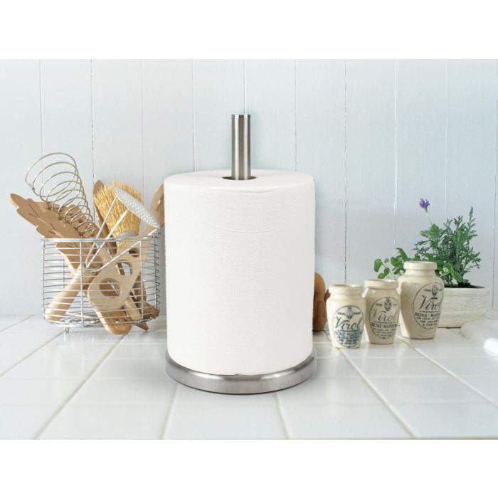 Confortime Portarrollo de Cocina Rotolo de Acero Inoxidable - 20,5 cm Ancho x 33 cm Alto x 20,5 cm Largo (12 Unidades) 3
