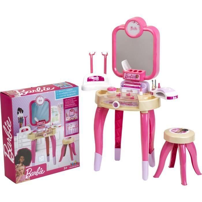 Juguete de belleza - KLEIN - Centro de belleza Barbie Happy Vibes - Completo con muchos accesorios y luz. 2