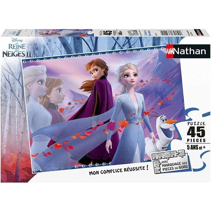Nathan Rompecabezas Frozen 2 (La Reina de las Nieves 2) 45 Piezas con Marco 1