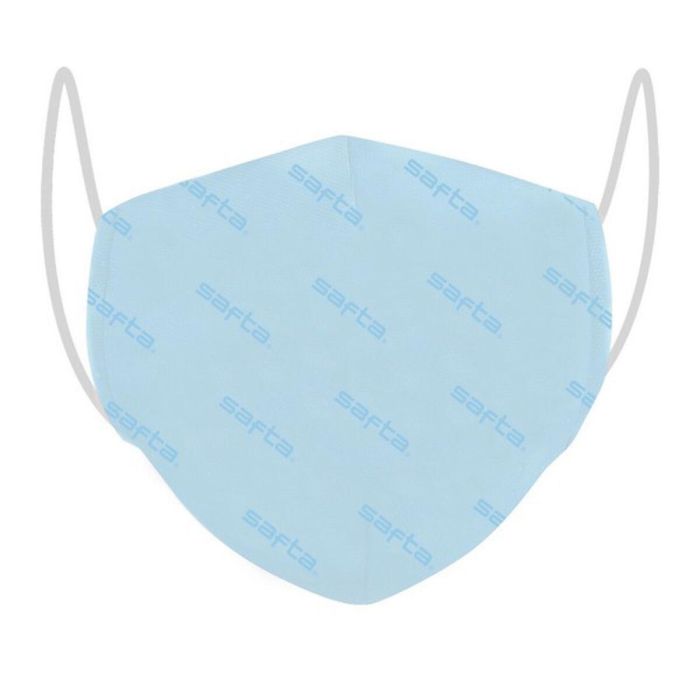 Mascarilla adulto safta celeste 15x10 cm Mascarilla adulto safta celeste 15x10 cm