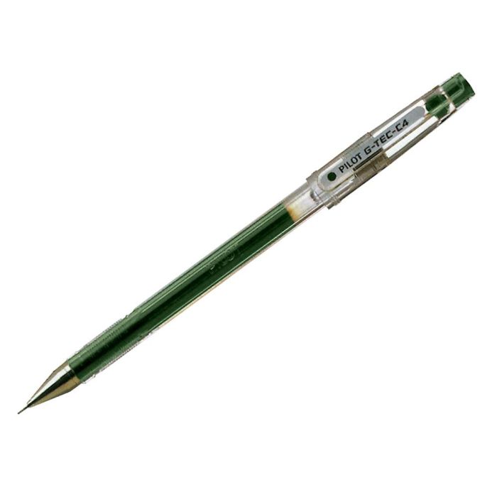 Boligrafo Pilot Punta Aguja G-Tec-C4 Verde 12 unidades 1