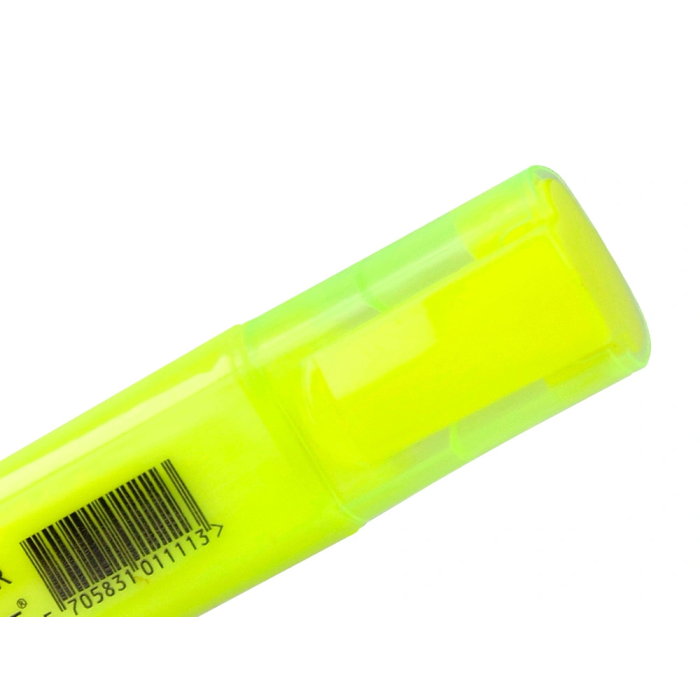 Q-connect Rotulador Fluorescente Amarillo Punta Biselada Trazo 1-5 mm 1