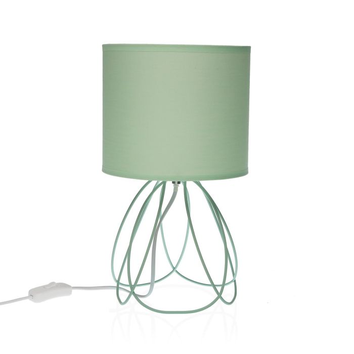 Lampara De Mesa Mila Verde Versa 20X36CM (2 Unidades) Lampara De Mesa Mila Verde Versa 20X36CM (2 Unidades)