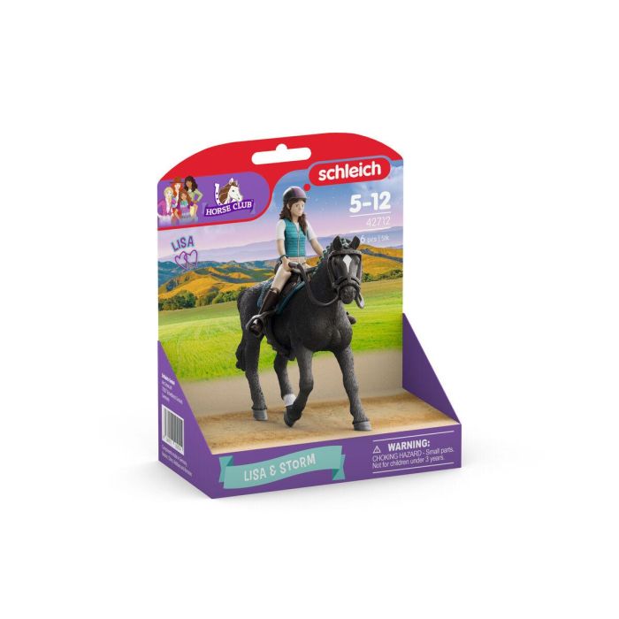 Schleich 42712 Figuras Especiales Caballo Lisa y Storm Horse Club para Niños a Partir de 4 Años 9