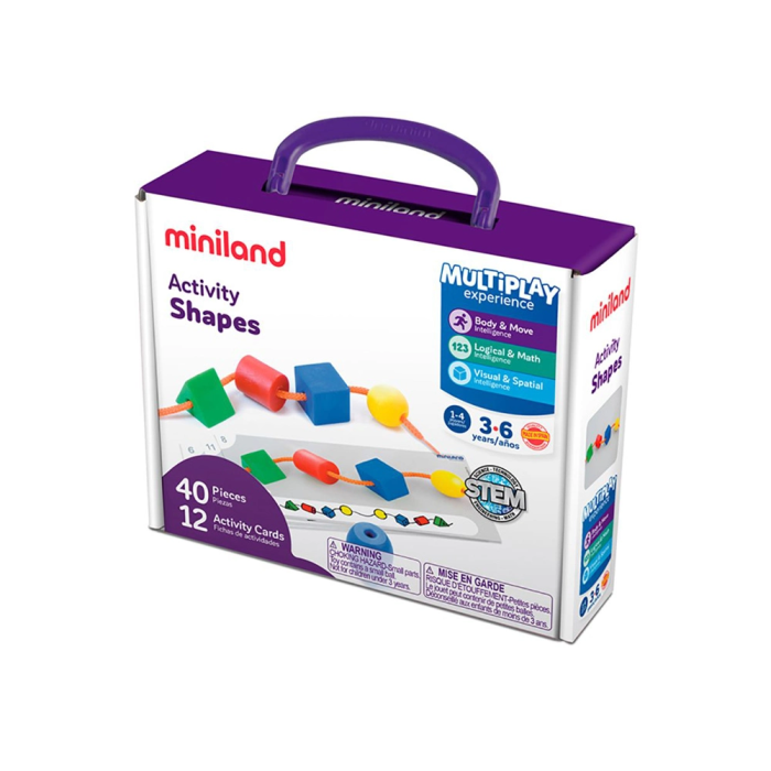 Miniland Juego Actividades Formas 40 Formas + 12 Fichas Actividades 1 Miniland Juego Actividades Formas 40 Formas + 12 Fichas Actividades 1