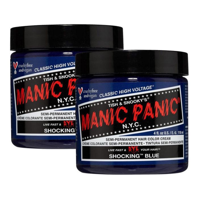 Manic Panic Tinte SemiPermanente CLASSIC SHOCKING BLUE - Vegano, Sin Amoniaco, Sin Parabenos 3 Manic Panic Tinte SemiPermanente CLASSIC SHOCKING BLUE - Vegano, Sin Amoniaco, Sin Parabenos 3