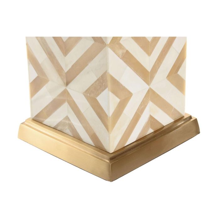 Lampara Sobremesa Item Home DKD Home Decor Dorado Beige 36 x 56 x 36 cm 3