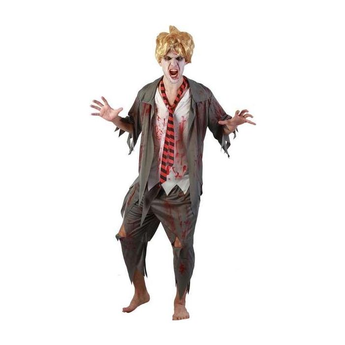 Disfraz adulto zombie school talla l Disfraz adulto zombie school talla l
