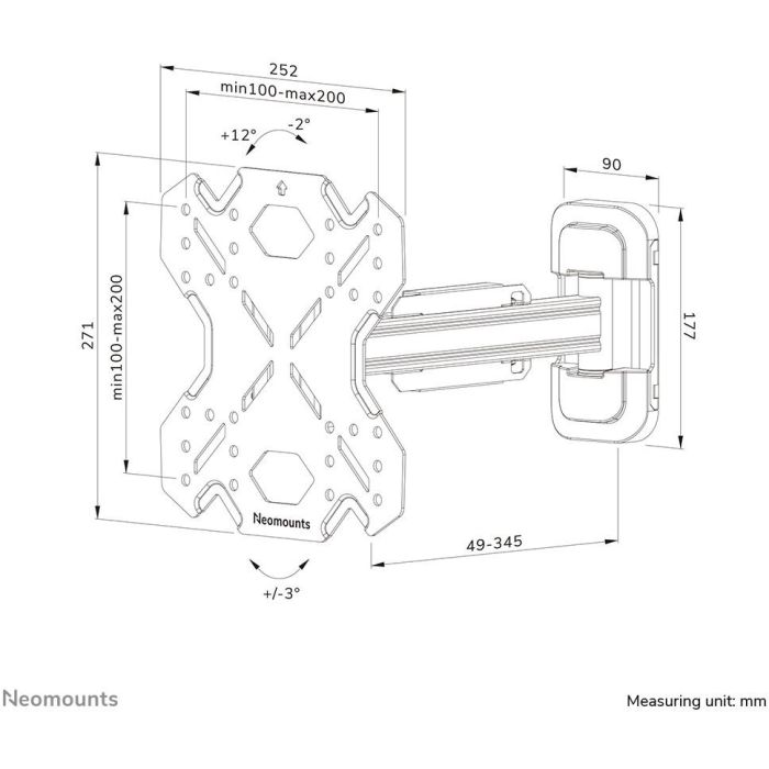 Soporte TV Neomounts 12597275000 32-55" 32" 55" 40 kg 11 Soporte TV Neomounts 12597275000 32-55" 32" 55" 40 kg 11