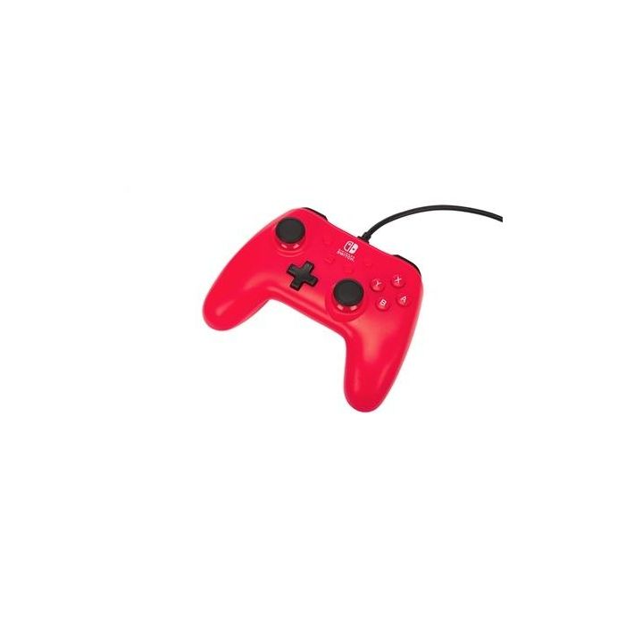 Mando con Cable PowerA para Nintendo Switch - Rojo Frambuesa, Diseño Ergonómico, Cable USB 3m, Ref. NSGP0142-01 1 Mando con Cable PowerA para Nintendo Switch - Rojo Frambuesa, Diseño Ergonómico, Cable USB 3m, Ref. NSGP0142-01 1