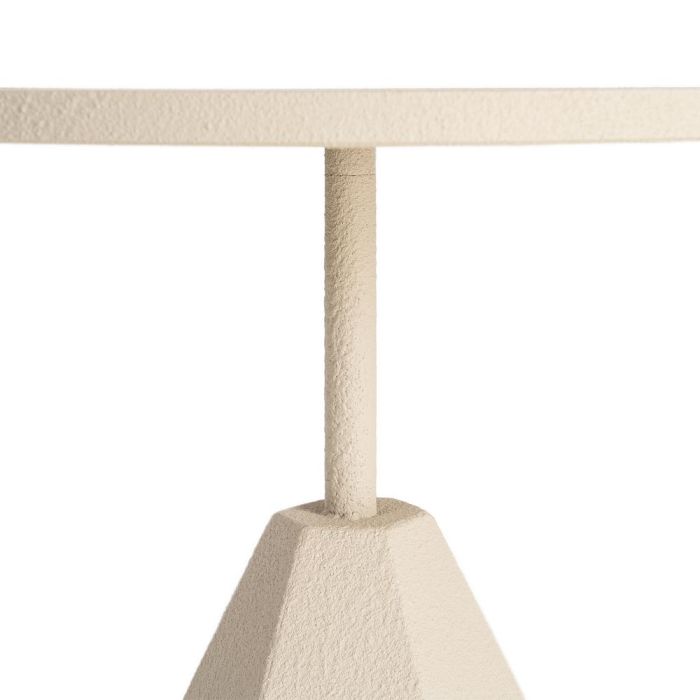 Mesita Crema Metal 45 X 45 X 56 cm