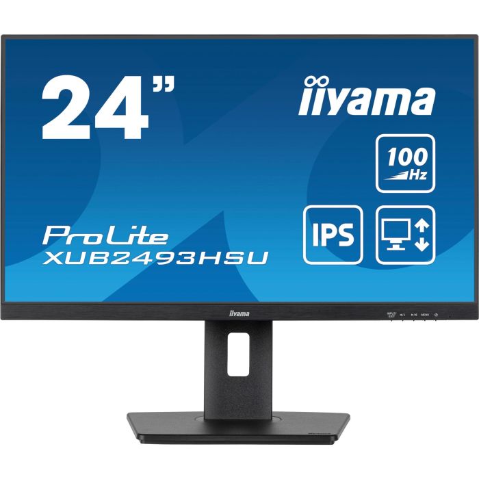 iiyama Monitor ProLite XUB2493HSU-B7 24" FHD IPS 1ms 100Hz HDMI DP Altavoces Pivot Negro 1