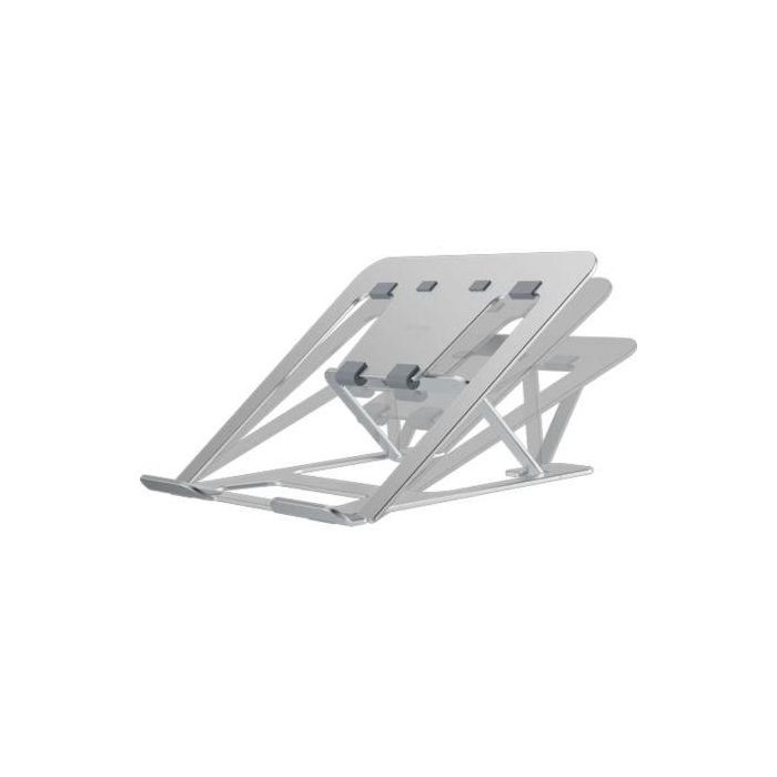 Fellowes 100138867 Soporte de Aluminio Plegable para Portátiles hasta 15", 6 Ajustes de Altura, Ergonómico 1