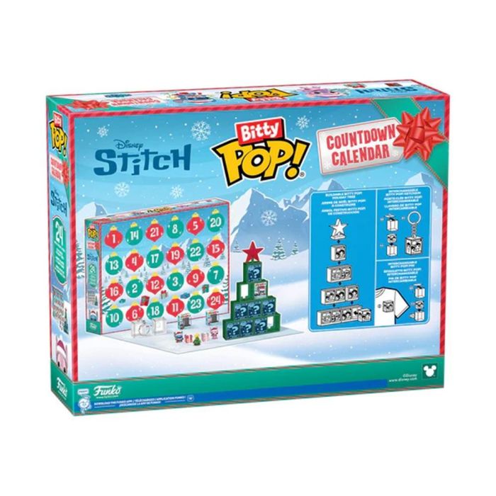 Funko Bitty Pop! Calendario Adviento Stitch Disney 24 Sorpresas Mini Figuras Coleccionables 2 Funko Bitty Pop! Calendario Adviento Stitch Disney 24 Sorpresas Mini Figuras Coleccionables 2