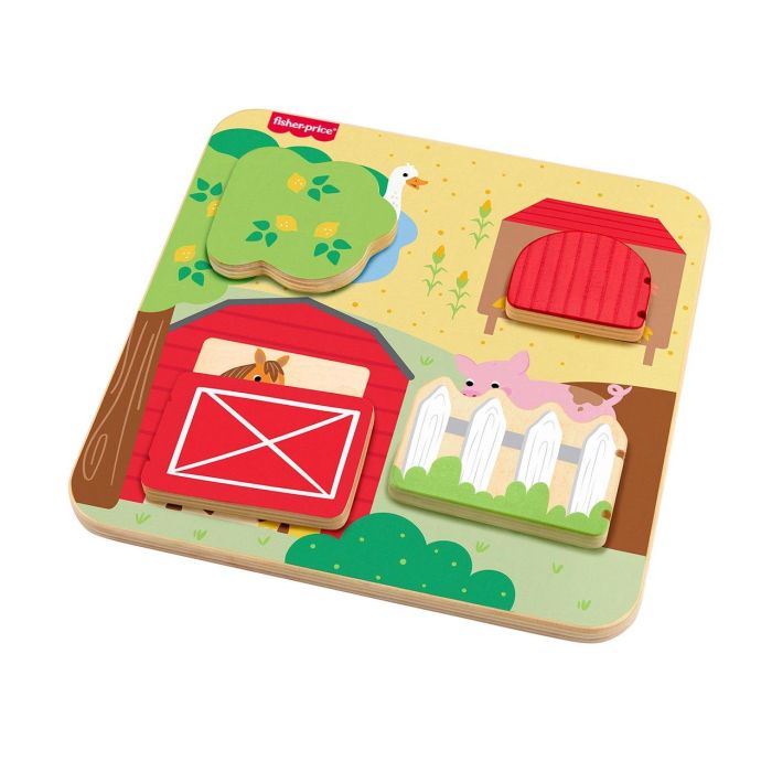 Tablero De Madera Animales De Granja Jcy33 Fisher Price