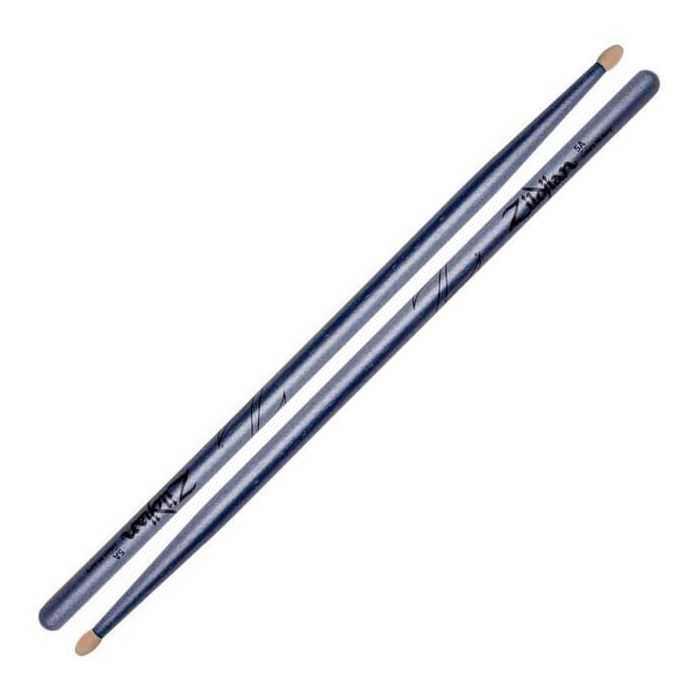 Baquetas Zildjian 5A Hickory Chroma Azul 2 Baquetas Zildjian 5A Hickory Chroma Azul 2