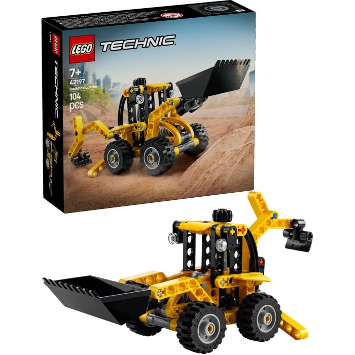 LEGO 42197 Technic Retroexcavadora - Set de Construcción y Regalo para Niño de 7 Años 13