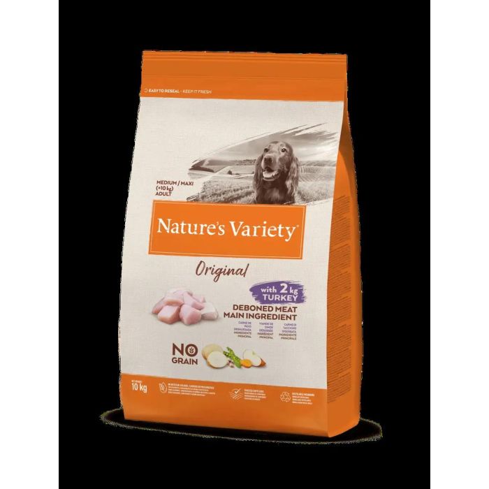 Nature'S V Origina Canine Adult Md-Mx Pavo 10 kg