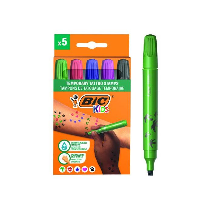 Estuche Tattoo 5 setamps BIC 516824