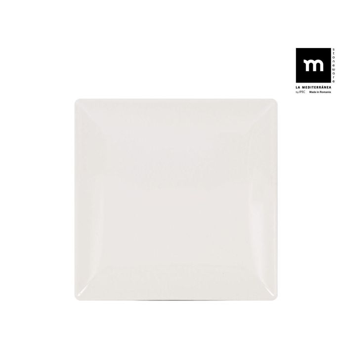 La Mediterranea Plato Postre Ivory Brillo 18 cm Elite (12 Unidades)