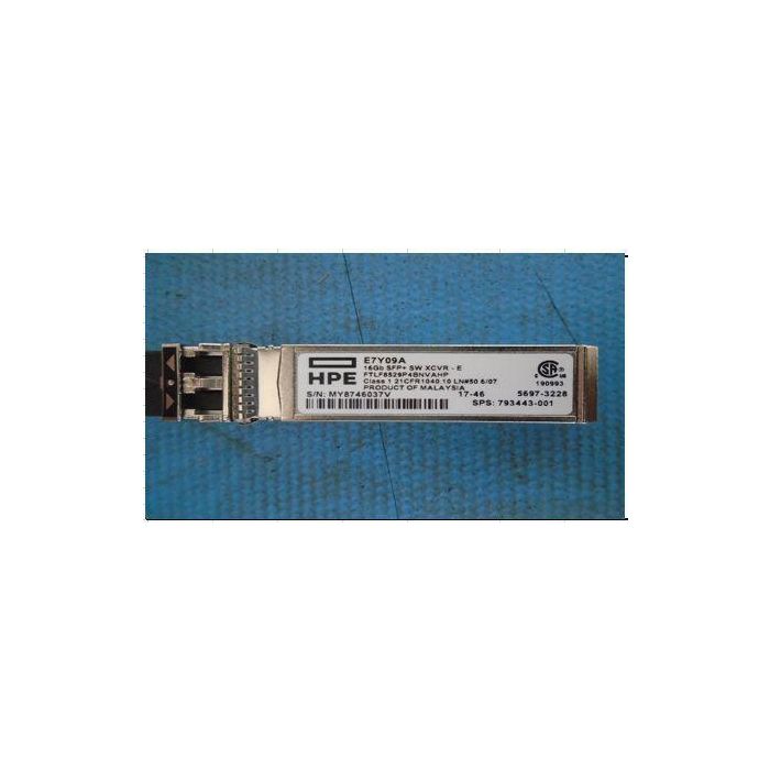 Hewlett Packard Enterprise 16Gb Fibre Channel Short Wave SFP+ Transceiver 850nm, 100m sobre Fibra OM3/125m OM4, para equipos HPE