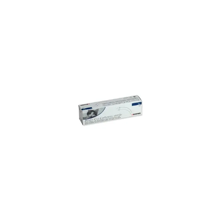 Kruuse Sonda Uretral para Gatos 1,3x130 mm Sin Fiador - 12 Unidades - Buster - Catéter de Polietileno Kruuse Sonda Uretral para Gatos 1,3x130 mm Sin Fiador - 12 Unidades - Buster - Catéter de Polietileno
