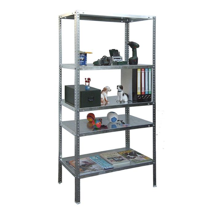 Estantería Simon Rack Comfort Plus 5/500 200 x 100 x 50 cm Natural Metal 5 Estantes 100 kg 3 Estantería Simon Rack Comfort Plus 5/500 200 x 100 x 50 cm Natural Metal 5 Estantes 100 kg 3