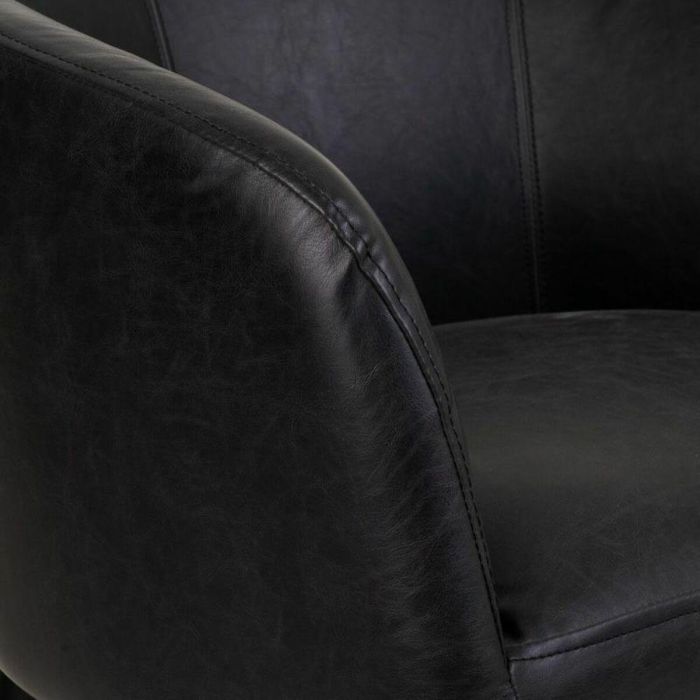 Sillón Alexandra House Living Negro 60 x 82 x 62 cm 3