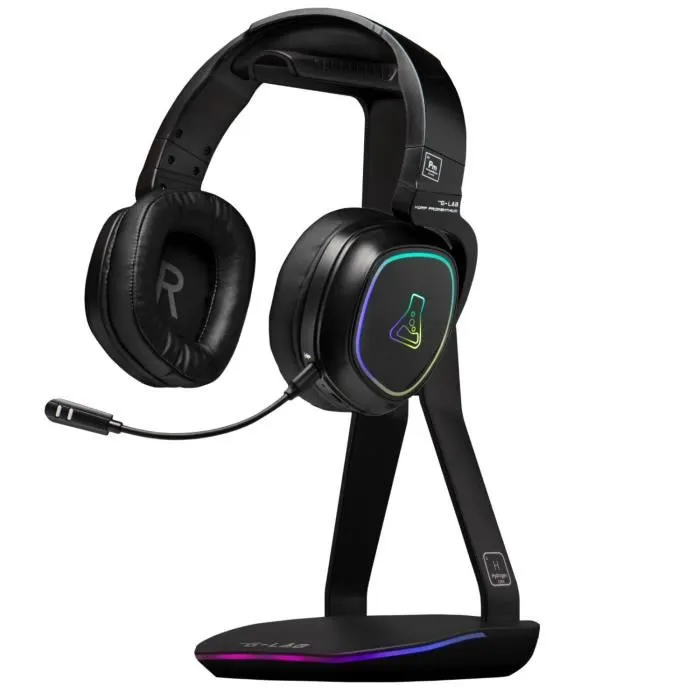 The G-Lab Auriculares Soporte K-STAND HYDROGEN 2 Puertos USB Negro THE3760162067859 0 The G-Lab Auriculares Soporte K-STAND HYDROGEN 2 Puertos USB Negro THE3760162067859 0