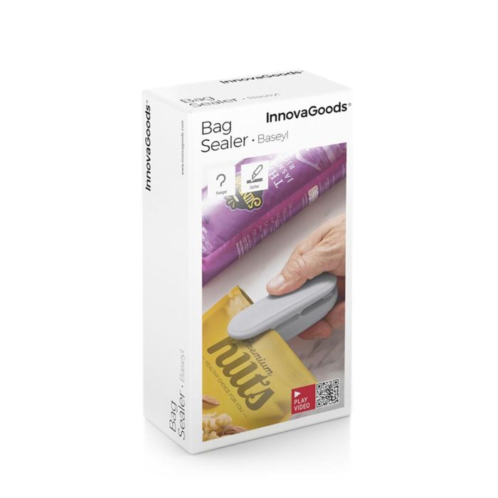 Selladora de Bolsas con Cúter y Colgador Baseyl InnovaGoods 1 Selladora de Bolsas con Cúter y Colgador Baseyl InnovaGoods 1